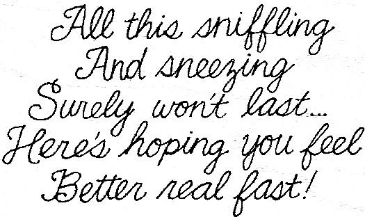 Sniffling & Sneezing